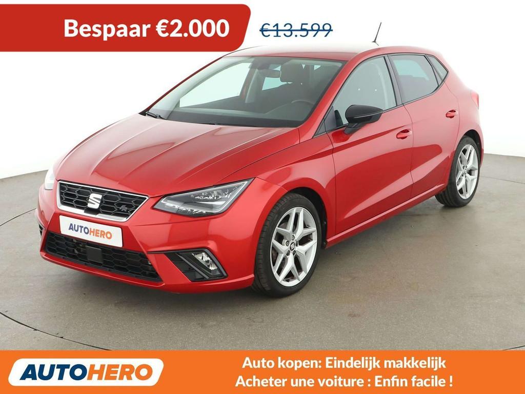 SEAT Ibiza 1.5 TSI ACT FR (année de construction 2018), Autos, Rouge, Interruption de démarrage, Achat, 110 kW