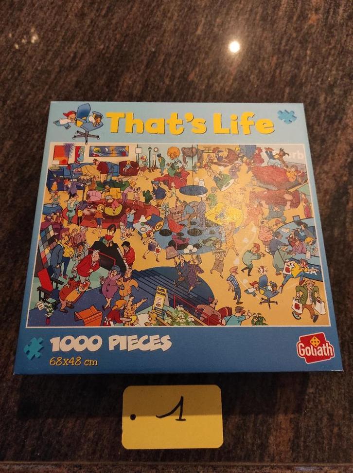 thats life puzzels, Hobby & Loisirs créatifs, Sport cérébral & Puzzles, Utilisé, Puzzle, 500 à 1500 pièces, Enlèvement ou Envoi
