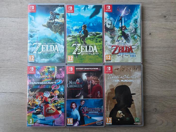Nintendo Switch-games: verkocht per stuk lees de beschrijvin, Games en Spelcomputers, Games | Nintendo Switch, Zo goed als nieuw