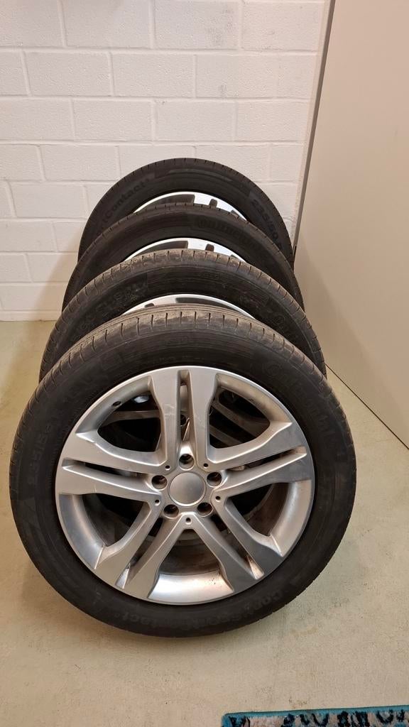 4 Jantes alu Mercedes  235/50 R18, Ophalen, Zomerbanden, Band(en)