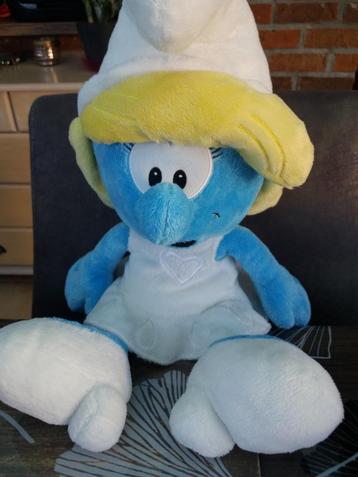 knuffelsmurfin van pluche knuffel. beschikbaar voor biedingen