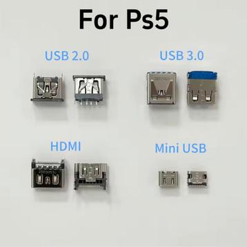 PS5 / Slim / Pro HDMI/USB-A/USB-C poorten beschikbaar voor biedingen