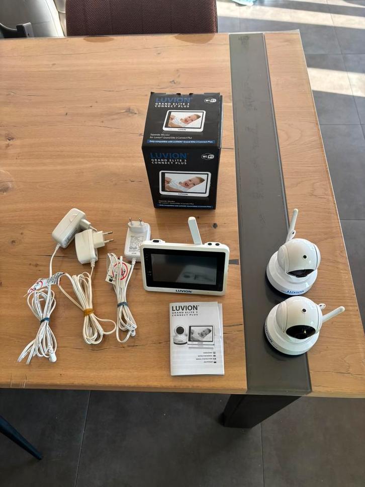 Luvion Grand Elite 3 connect plus, Kinderen en Baby's, Babyfoons, Zo goed als nieuw, Camera, Ophalen