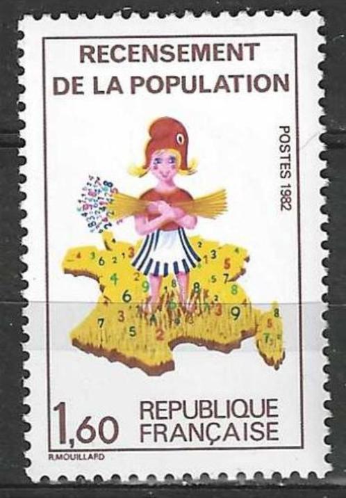 Frankrijk 1982 - Yvert 2202 - Volkstelling (PF), Timbres & Monnaies, Timbres | Europe | France, Non oblitéré, Envoi