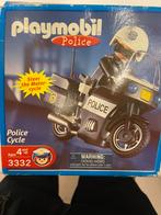 Playmobil politiemotor 3332 USA exlusive collector collector, Gebruikt, Ophalen of Verzenden