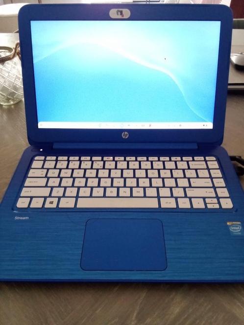 HP Chromebook Stream nieuwstaat, Kobalt blauw hdmi etc..., Computers en Software, Chromebooks, Zo goed als nieuw, 13 inch, 4 GB of minder