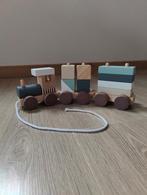 Kid's Concept Houten Blokkentrein, Ophalen of Verzenden, Gebruikt, Duw- of Trekspeelgoed