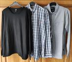G-star Raw, River Woods 2 hemden en H&M trui / maat XL, Ophalen of Verzenden, Zo goed als nieuw, Maat 56/58 (XL)