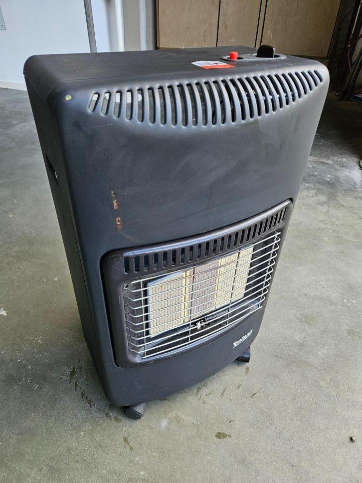TOOLLAND mobiele hulpgasstraalkachel met wielen, Doe-het-zelf en Bouw, Verwarming en Radiatoren, Gebruikt, Overige typen, 30 tot 80 cm