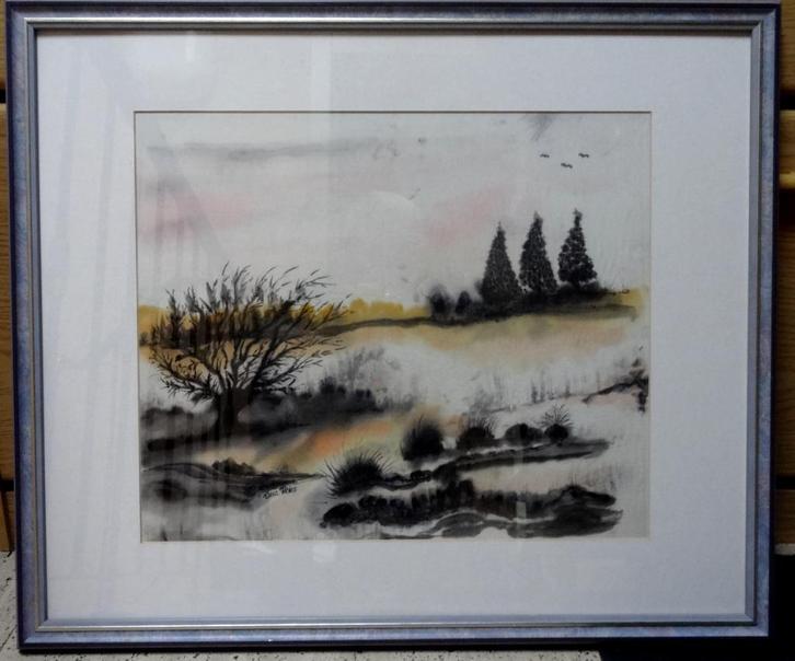 Lithographie sous verre, Antiquités & Art, Art | Lithographies & Sérigraphies, Envoi