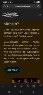 Ticket Mohsim Abbas 10 dec oostende, Tickets en Kaartjes, Eén persoon