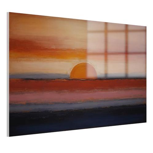 Coucher de soleil de style Mark Rothko Peinture sur verre 10, Antiquités & Art, Art | Peinture | Abstraite, Envoi