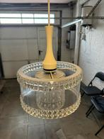 Vintage jaren 60 hanglamp, Huis en Inrichting, Lampen | Kroonluchters, Ophalen, Gebruikt, Glas