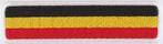 Belgische vlag biker stoffen opstrijk patch embleem #3, Diversen, Vlaggen en Wimpels, Verzenden, Nieuw