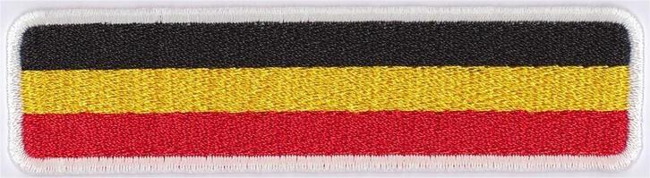 Belgische vlag biker stoffen opstrijk patch embleem #3, Diversen, Vlaggen en Wimpels, Nieuw, Verzenden