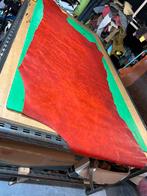 Cognac patina-vintage halve huid 1.4mm dik stug en glad A523, Enlèvement ou Envoi, Comme neuf