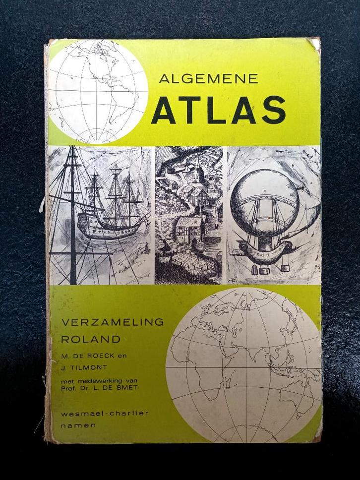 Algemene Atlas - Verzameling Roland, Boeken, Atlassen en Landkaarten, Gelezen, Wereld, Ophalen of Verzenden