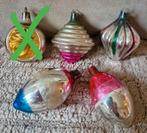 Ajeko Antieke kerstballen met glazen oogje, Ophalen of Verzenden