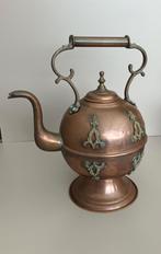 Oud koperen waterketel H 37 cm, Ophalen of Verzenden, Koper