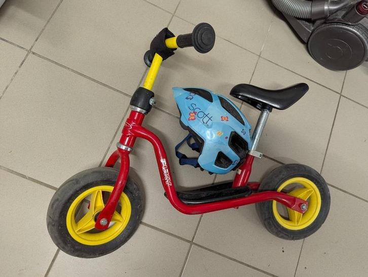 Puky LR M loopfiets + Scott helm, Kinderen en Baby's, Speelgoed | Buiten | Voertuigen en Loopfietsen, Gebruikt, Loopfiets, Ophalen