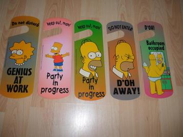 Deurhangers The Simpsons beschikbaar voor biedingen