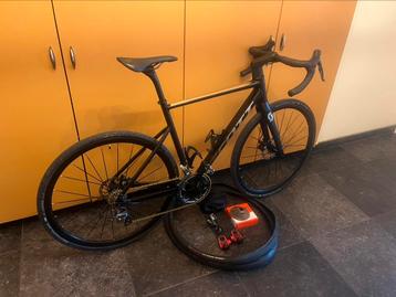 Scott speedster 40 racefiets of gravelbike + extra’s, Fietsen en Brommers, 28 inch, Aluminium, Zo goed als nieuw, 15 tot 20 versnellingen