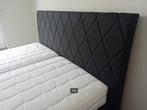 bed 160x200 + beddengoed, Ophalen, Zwart