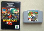Mario Kart 64 voor de Nintendo 64 + boekje, Ophalen of Verzenden, Gebruikt
