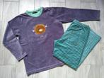 ★ M140 - Woody winterpyjama in velours thema zeeegel, Kinderen en Baby's, Nacht- of Onderkleding, Gebruikt, Ophalen of Verzenden