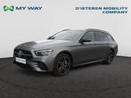 Mercedes-benz Classe E SW (S213) E 300 de PHEV AMG Line, Auto's, Automaat, Lederen bekleding, Zilver of Grijs, Te koop