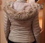 Beige gewatteerde jas met bontkraag. Maat 38,. Street one, Kleding | Dames, Ophalen, Maat 38/40 (M), Beige