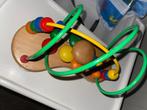 Houten speelgoed schuiven met kralen : 3 stuks:, Kinderen en Baby's, Speelgoed | Houten speelgoed, Ophalen, Zo goed als nieuw