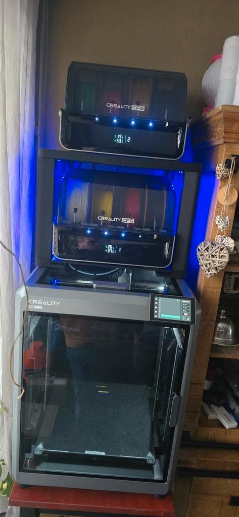 Creality K2 Plus 3D printer in nieuwstaat 3 maanden oud, Computers en Software, 3D Printers, Refurbished, Ophalen of Verzenden