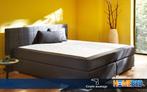 Boxspring Feline 160 x 200, Huis en Inrichting, Slaapkamer | Boxsprings, Verzenden, Zwart, Nieuw, 190 cm of minder
