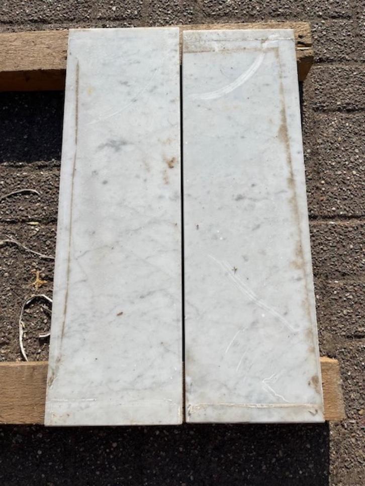 Venstertabletten in marmer, Bricolage & Construction, Plinthes & Finitions, Utilisé, Rebords de fenêtre, Enlèvement