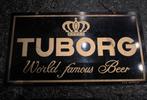 Tuborg reclame., Ophalen of Verzenden, Zo goed als nieuw, Reclamebord