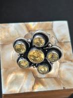 Citrien 925 zilveren ring, Handtassen en Accessoires, Ophalen of Verzenden, Zo goed als nieuw, Zilver, Zilver