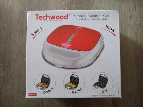 3 In 1 croque monsieur - wafelijzer - grill - panini, Elektronische apparatuur, Grillplaten, Zo goed als nieuw, Ophalen of Verzenden