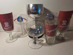 6 oude glazen en 1 beker brouwer Imperial Anderlecht Brussel, Comme neuf, Enlèvement ou Envoi
