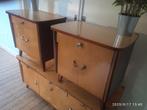 Set van 2 nachtkastjes bijzettafels, Huis en Inrichting, Ophalen, Zo goed als nieuw, Hout