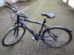 donkerblauwe crosshybride herenfiets te koop, Gebruikt, Versnellingen, 49 tot 53 cm, Ophalen