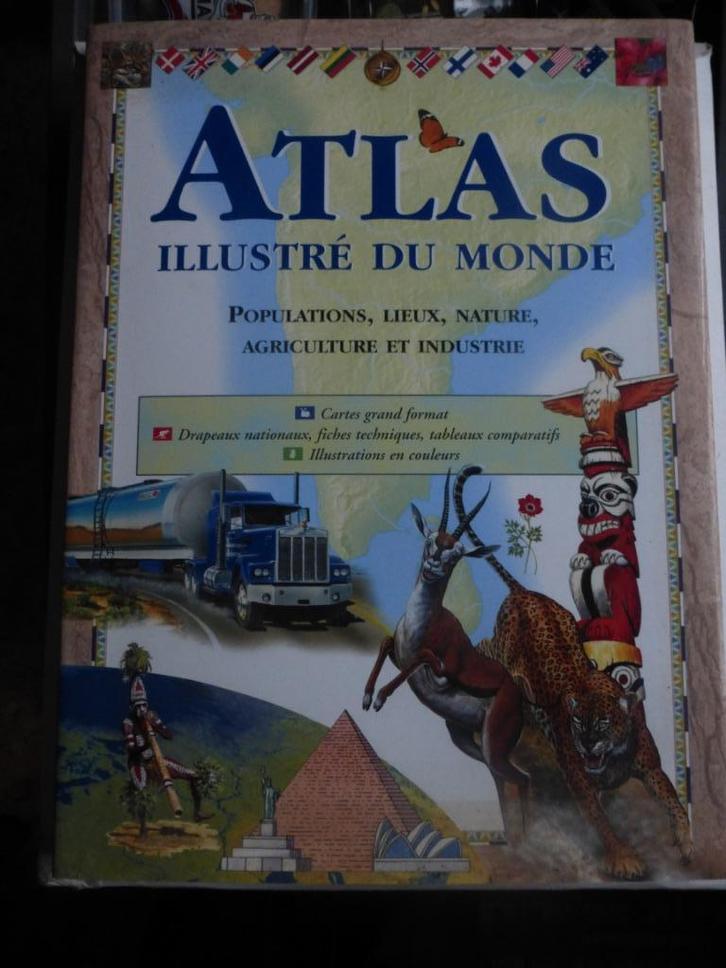 Geïllustreerde atlas van de wereld, Boeken, Atlassen en Landkaarten, Nieuw, Overige atlassen, Wereld, Ophalen of Verzenden