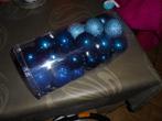 30 blauwe kerstballen, Huis en Inrichting, Ophalen, Nieuw
