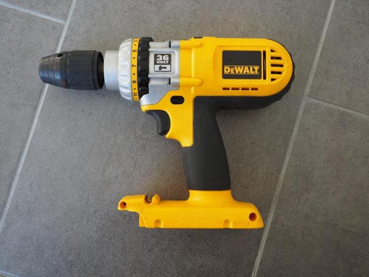 Dewalt Klopboor- schroefmachine 36V, Doe-het-zelf en Bouw, Gereedschap | Boormachines, Zo goed als nieuw, Ophalen
