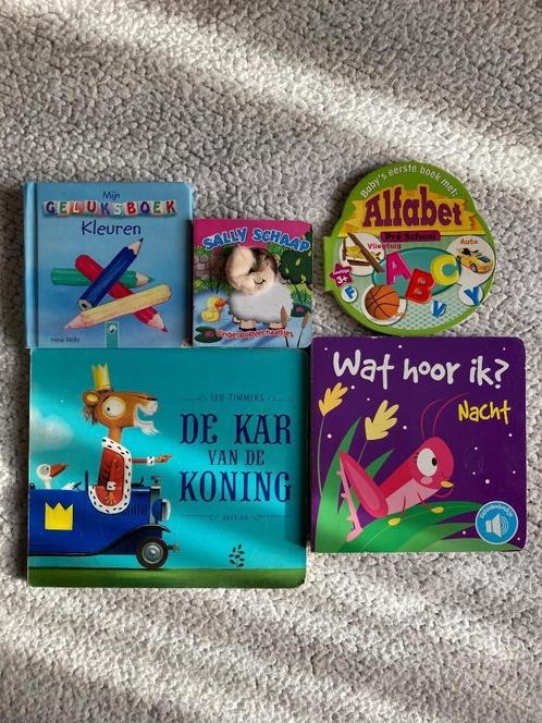Kleuterboekjes 5 stuks pakket 16, Livres, Livres pour enfants | 0 an et plus, Utilisé, 3 à 4 ans, Livre à déplier, à toucher ou à découvrir