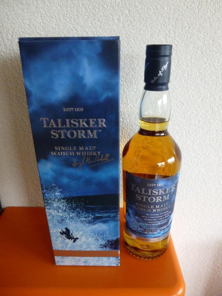 SINGLE MALT SCOTCH WHISKY"TALISKER STORM"MADE BY THE SEA, Verzamelen, Wijnen, Nieuw, Overige typen, Overige gebieden, Vol, Ophalen of Verzenden