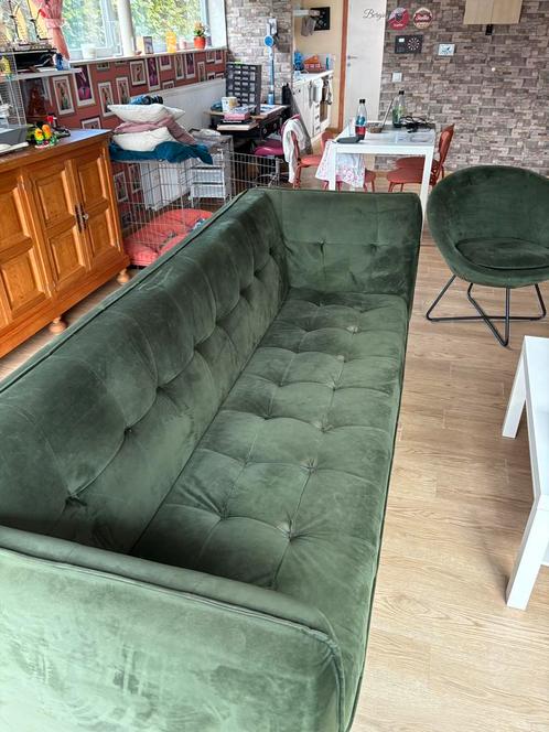 Zetel (3-zit) + 1-zit, Huis en Inrichting, Zetels | Zetels en Chaises Longues, Gebruikt, Vierpersoons of meer, 200 tot 250 cm
