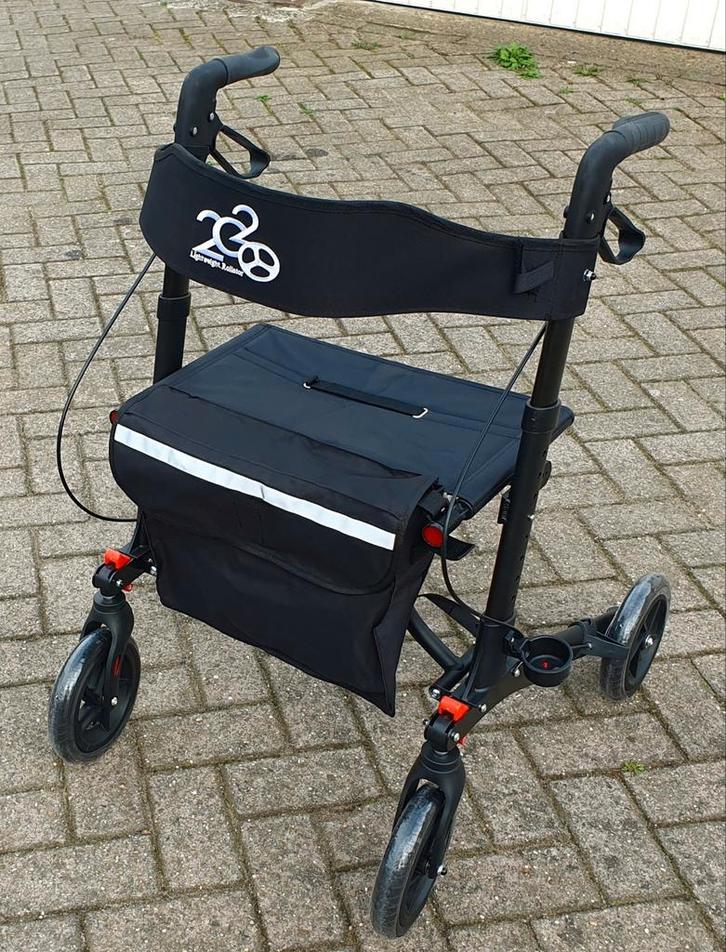 Lichtgewicht Rollator dubbel inklapbaar (NIEUW), Diversen, Rollators, Lichtgewicht, Ophalen of Verzenden