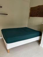 Bed + matras, Comme neuf, Queen size, Enlèvement, 140 cm