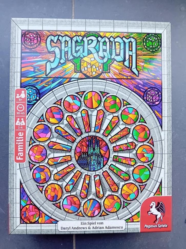 BORDSPEL - SAGRADA - (Duitse editie!), Hobby en Vrije tijd, Gezelschapsspellen | Bordspellen, Zo goed als nieuw, Een of twee spelers